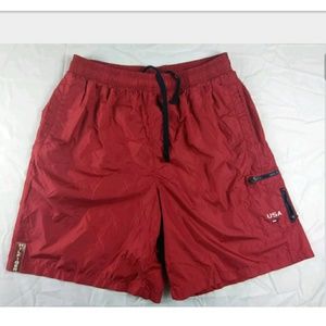 VINTAGE TOMMY HILFIGER ATHLETICS USA Swim Trunks L